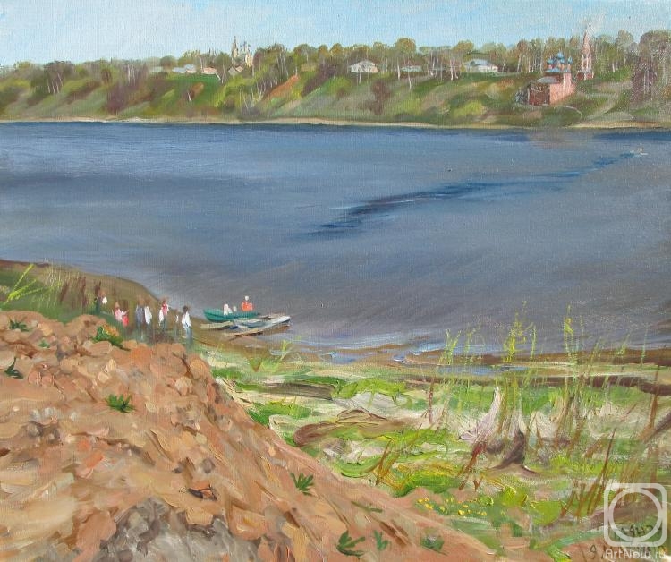 Dobrovolskaya Gayane. Tutaev (Romanov-Borisoglebsk). View to the left bank of the Volga