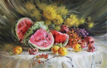 Ripe, sweet, tasty (Ripe Watermelon). Rogozina Svetlana