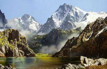 Mountain landscape (Alexey Golovin). Golovin Alexey