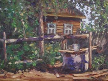 House by the well. Basistov Sergey