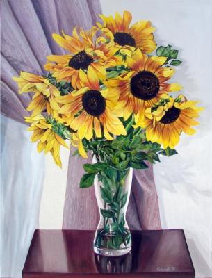 Sunflowers. Kabatova Nadya