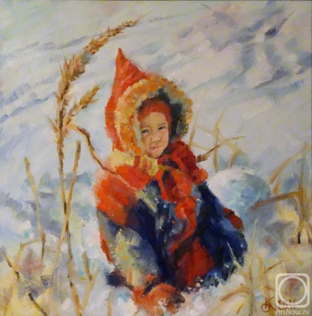 Kulikova Olga. Making a snowman?
