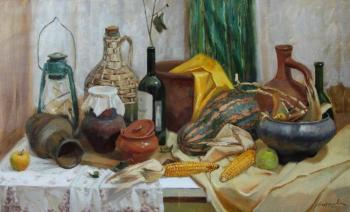 Still Life with Pumpkin (Old Objects). Bychenko Lyubov