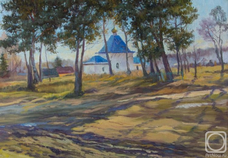 Volkov Vladimir. Landscape with church