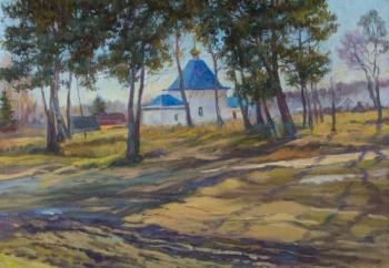 Landscape with church. Volkov Vladimir