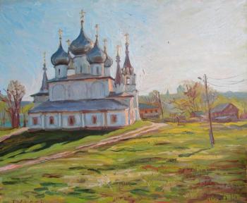 Tutaev (Romanov-Borisoglebsk), Holy cross Cathedral, left Bank of the Volga. Dobrovolskaya Gayane