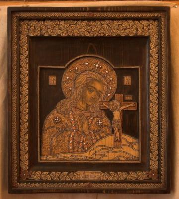 Icon Image of the Mother of God okhtyrsky. Piankov Alexsandr