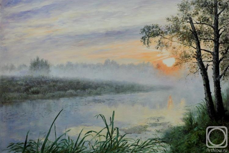 Romm Alexandr. The morning is misty, the morning is gray