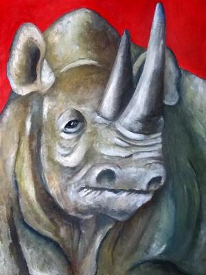 Old rhino (Animalier Art). Knyazheva-Balloge Maria