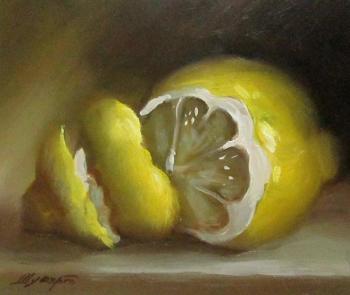 Картина «Лимон, миниатюра»