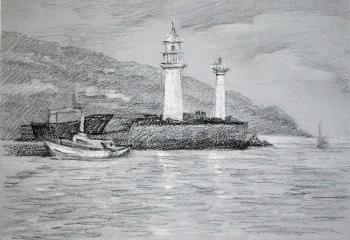 Yalta. Lighthouse. Petrov Valery