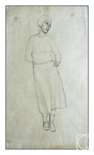 Marchenko Vladimir. Woman at the wall