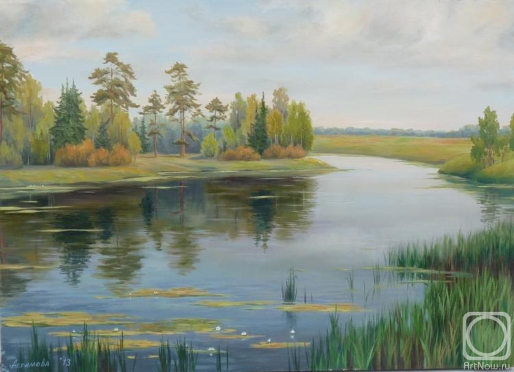 Abramova Tatiana. On the banks of the river