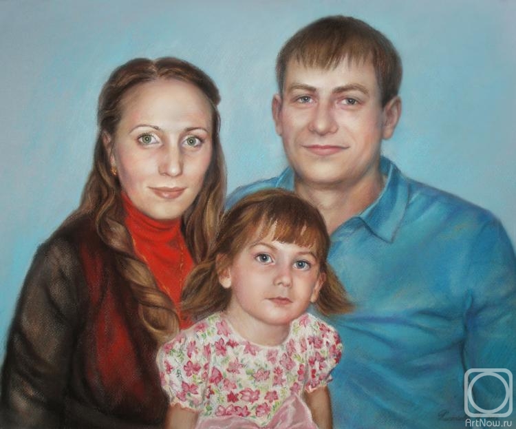 Kistanova Nadezhda. Portrait of the family