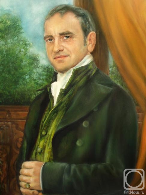 Kistanova Nadezhda. Male portrait in costume