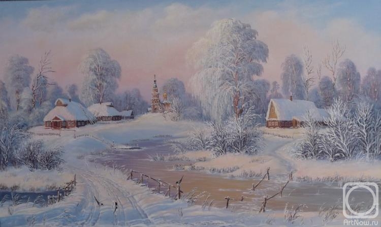 Janov Viktor. On a frosty day
