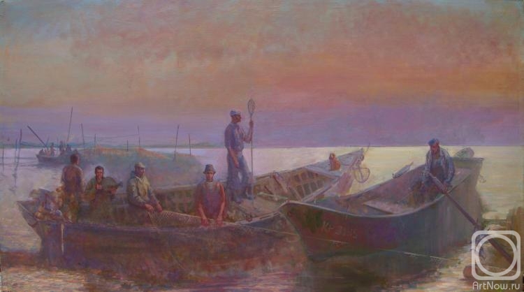 Shevchenko Nikolai. Fishermen (diploma work art school)