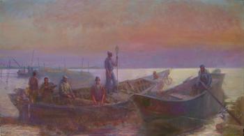 Fishermen (diploma work art school). Shevchenko Nikolai