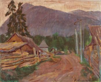 In mountains of Arkhyz (Wooden Fences). Arkhangelskiy Mikhail