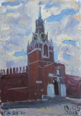 Moscow, Kremlin, Spasskaya tower. Dobrovolskaya Gayane