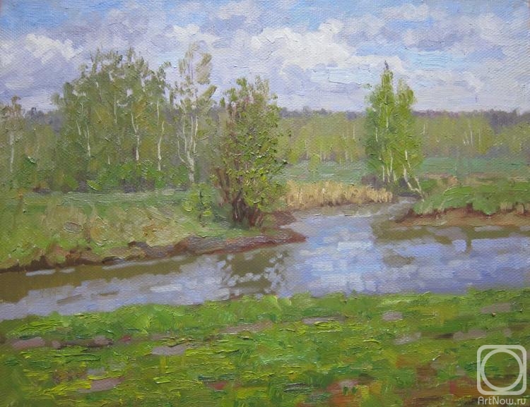 Chertov Sergey. Spring. Klyazma River (etude)