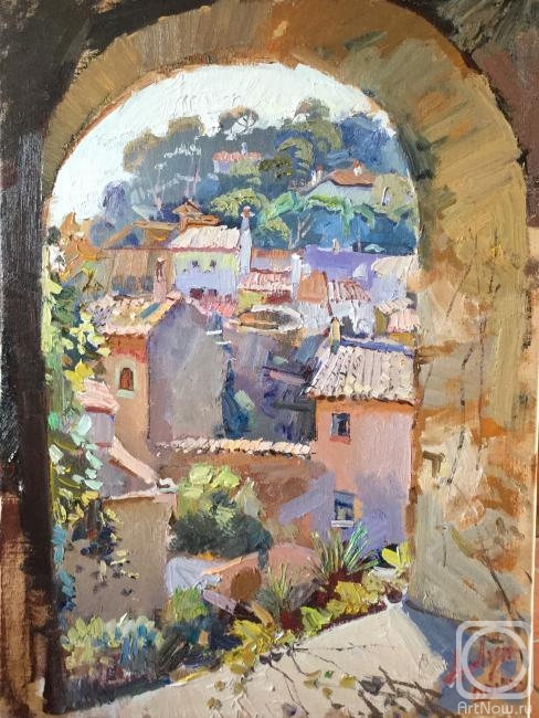 Lukash Anatoliy. Tossa de Mar. View from the window
