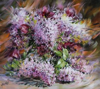 Sunny bouquet of lilac. Rogozina Svetlana