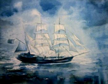 Before the storm (Paper Ship). Zozoulia Maria