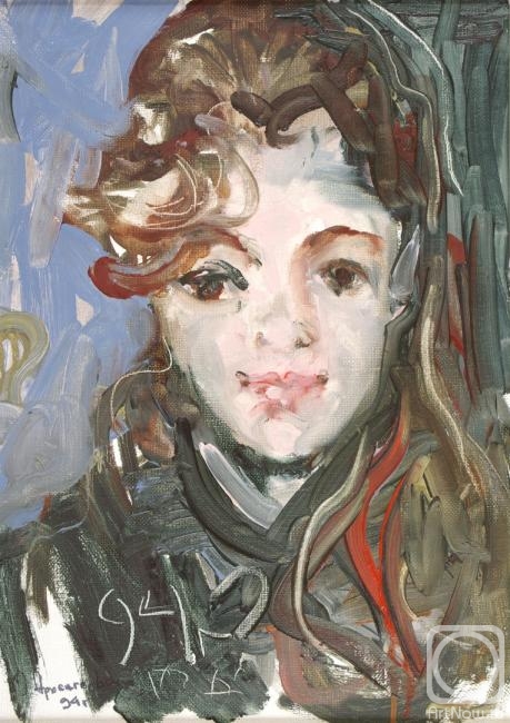 Arkhangelskiy Mikhail. Girl's portrait