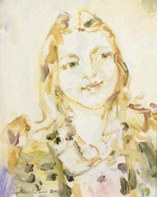 Student's portrait (Fair-Haired Girl). Arkhangelskiy Mikhail