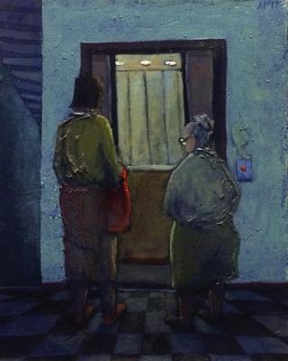 By the Elevator. Monakhov Ruben