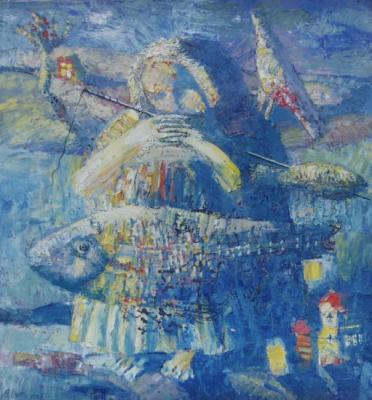 Fisherman (Blue Scale). Alferova Elena
