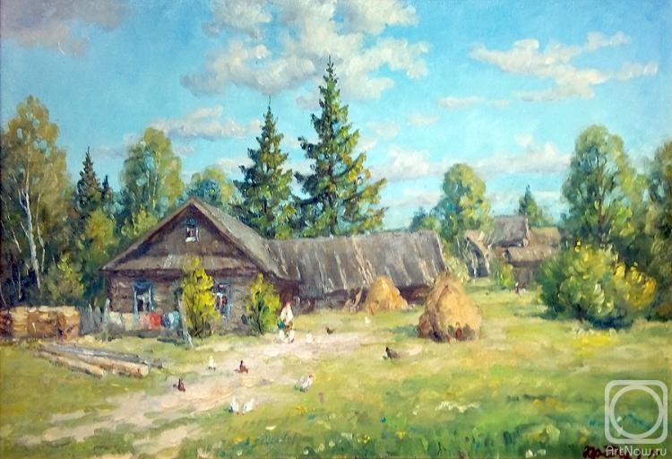 Fedorenkov Yury. Summer day. Village Vely
