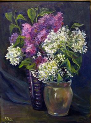 Lilacs and lilies of the valley. Ripa Elena