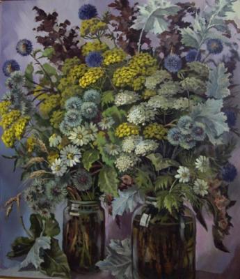 Bouquet with tansy