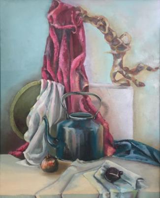 Still life with a teapot. Kamaev Albert