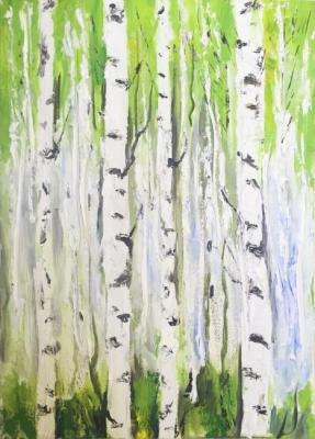 Birch trees. Kamaev Albert