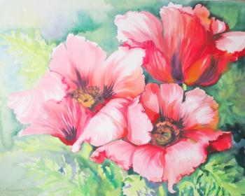 Картина «Маки в солнечный день»