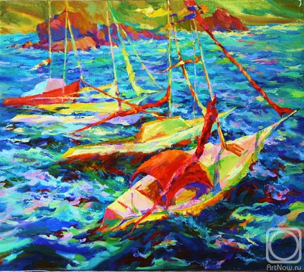 Mirgorod Igor. Fresh wind. Yachts