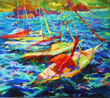 Mirgorod Igor Petrovich. Fresh wind. Yachts