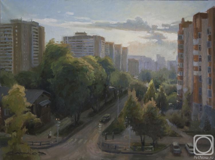 Vachaev Mihail. Sunset at Uralmash