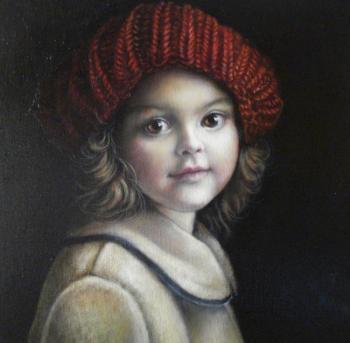 Girl with red beret. Bobrisheva Julia