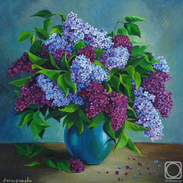 Vestnikova Ekaterina. Bouquet of lilacs