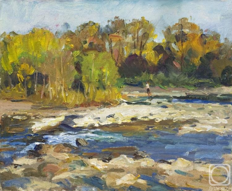 Klyuzhin Gennadiy. Autumn on the river Belaya