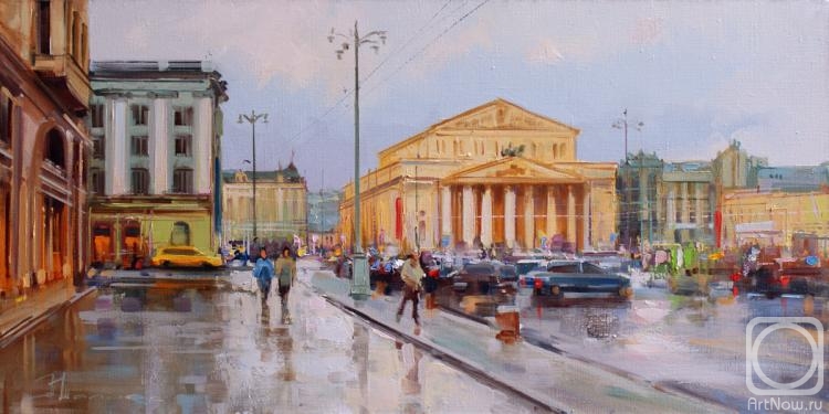 Shalaev Alexey. Today theatrical weather. Moscow, Theater Square
