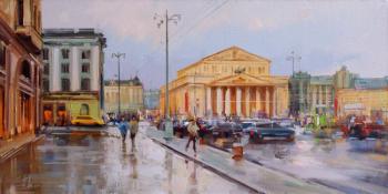 Today theatrical weather. Moscow, Theater Square. Shalaev Alexey