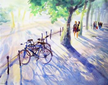 Картина «Солнце на набережной»