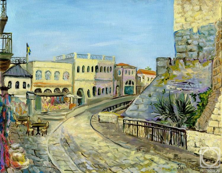 Kashina Eugeniya. The Jaffa Gate. Jerusalem, Old City