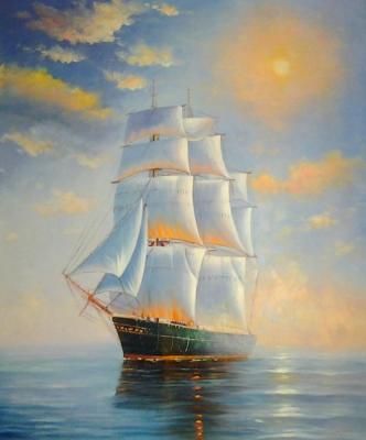 Ship (Sailing Frigate). Minaev Sergey