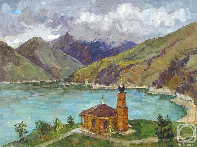 Vikov Andrej. On Lake Kezenoy Am
